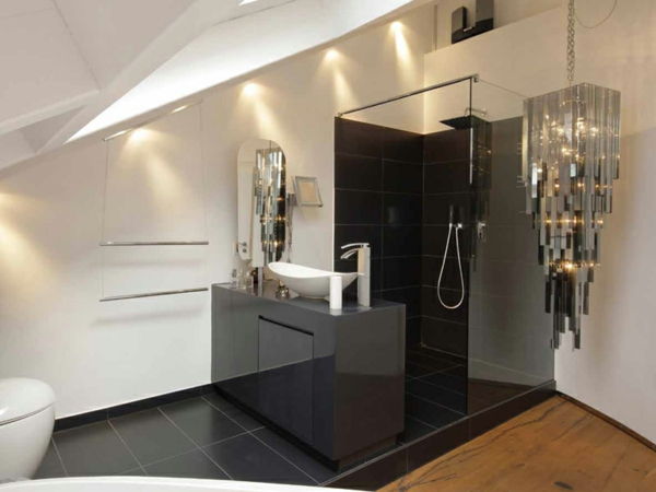 vykonáva úplnú konštrukčné stropné svietidlá, moderný dizajn v kúpeľni