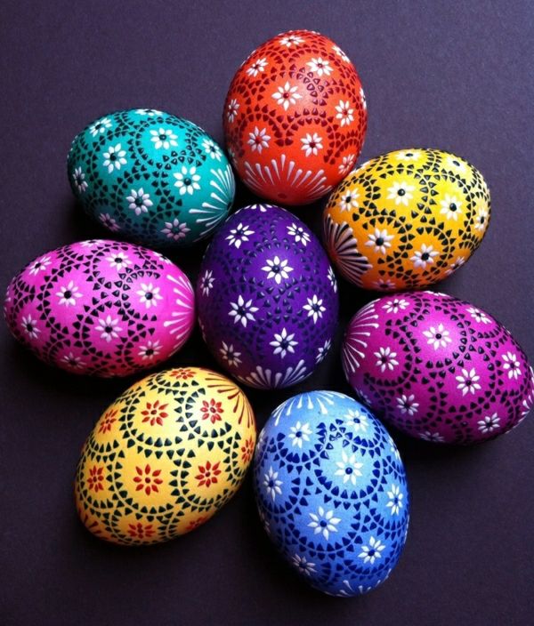 Yumurta boyama-zanaat fikirler-paskalya-yaratıcı-fikirler-selbermachen için