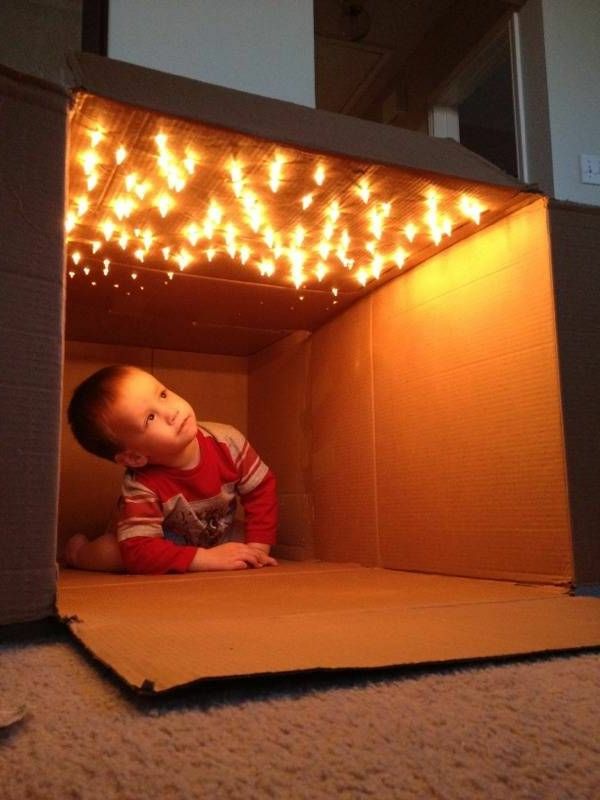 enkel hantverk idéer Carton-med-ljus-a-baby-inklusive - super söt bild
