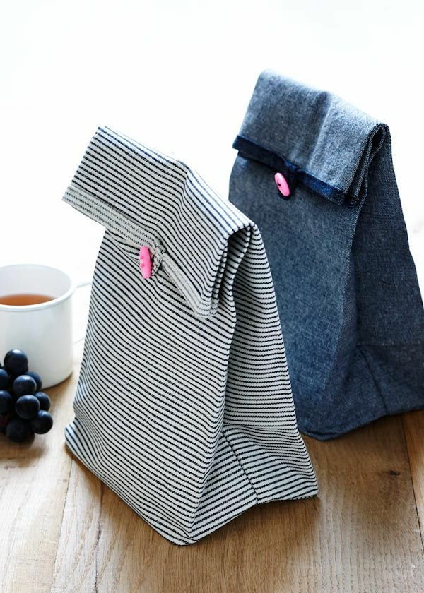 jednoduchý nápady remeslá-dve krásne nákupné tašky