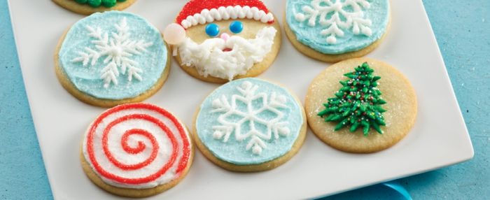jednoduché vianočné sušienky v miske