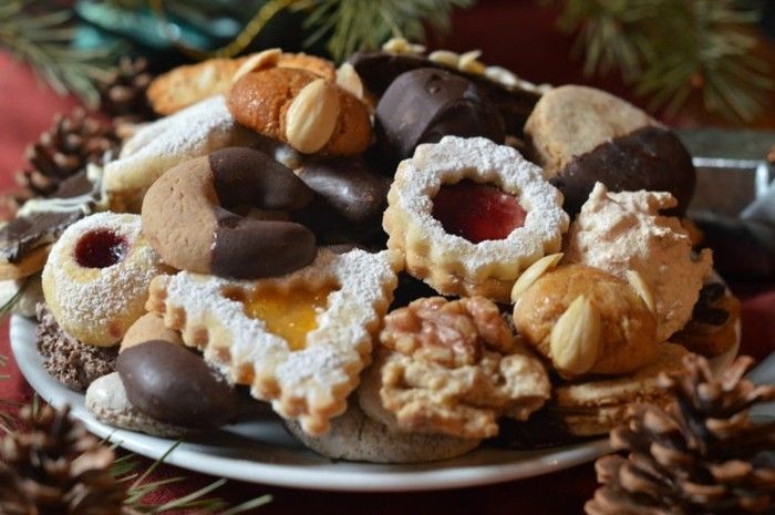 jednoduchý dezert-Weihnachtsplaetzchen-dezert-vianočné