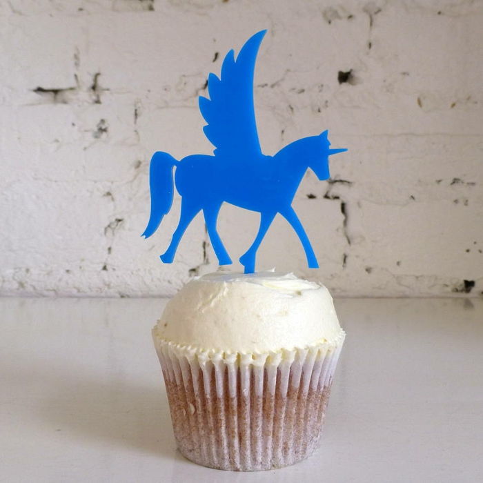 unicorn kek - işte mavi uçan bir tek boynuzlu at