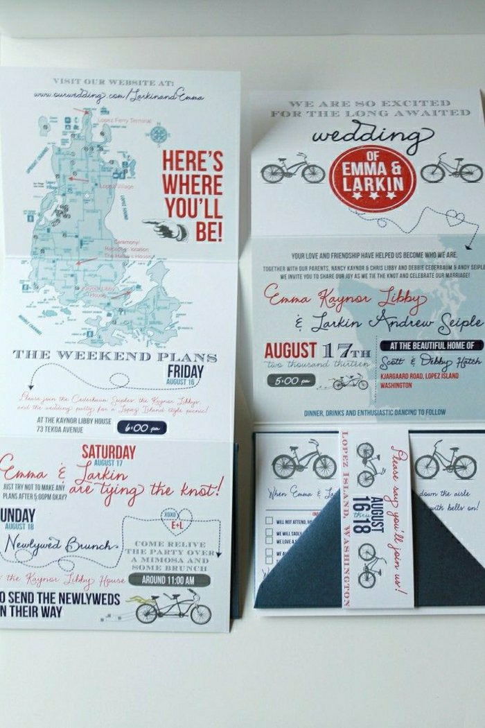 invitasjon-wedding-travel tema-interessant-original-ide-vakker design kreativ