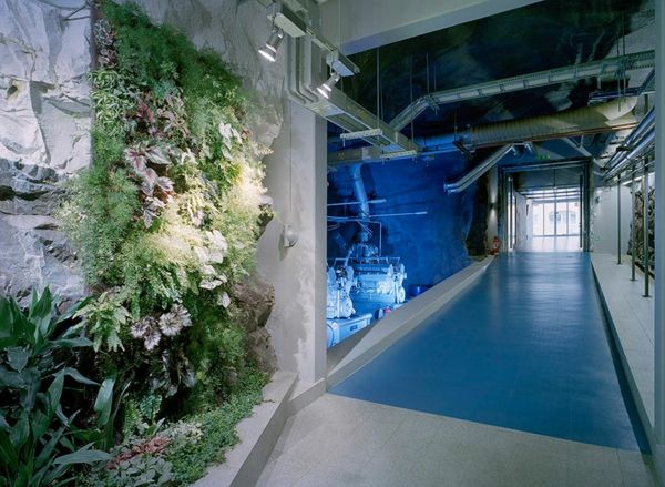unikátne kancelárske priestory - steny s rastlinami