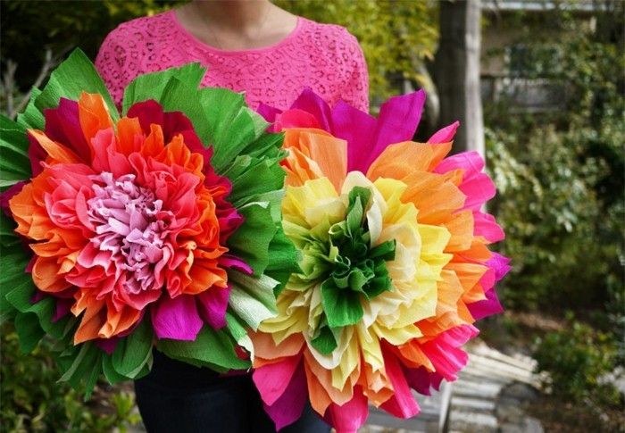 unikalne-design-craft gatunek pomysły-z-papieru różne kwiaty