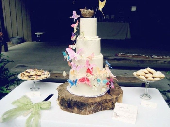 Unikátny dizajn svadobná torta-to-poschodové kutilstvo, svadobné