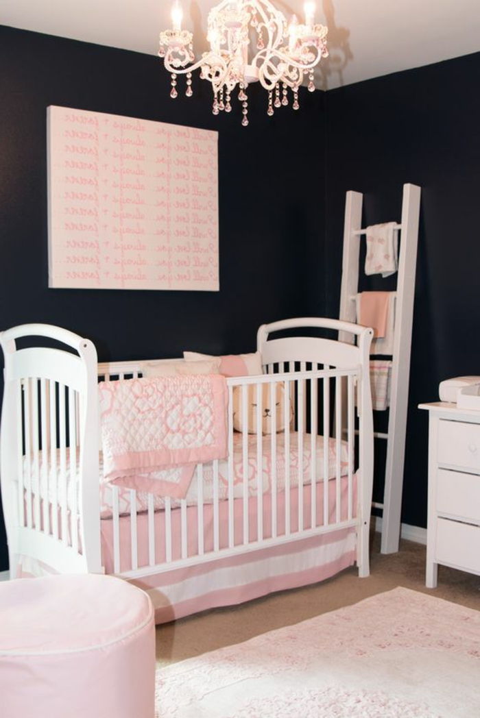 Bebek odası dekorasyon beyaz bebek yatağı mobilya lamba beyaz pembe deco mobilya merdiven odası dışkı