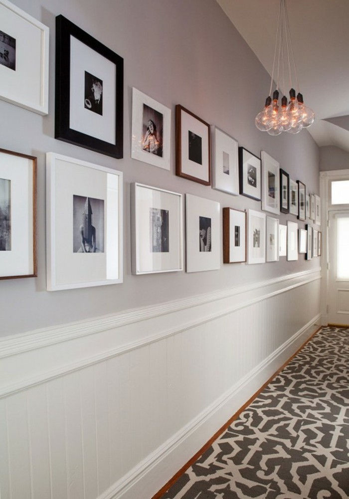 vzpostavitev idej ozek koridor-abstraktne-potiskane-hodnik-runner-lestenec-picture frame