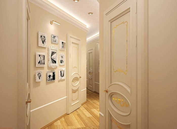 vzpostavitev idej ozkega hodnika-bele-stene-picture frame