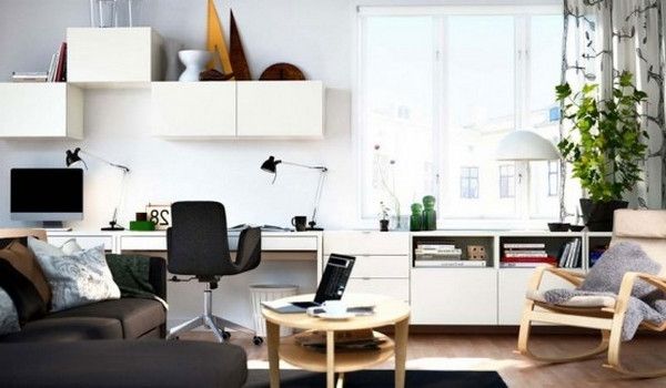 vybavenie tipov pre obývacia izba-elegant-ikea-design - biele šatníky