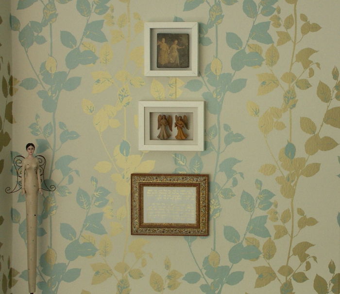 eşsiz-vintage duvar kağıdı duvar resimleri melek figürleri