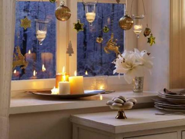 eleganten svetlo Fensterdeko-to-božič