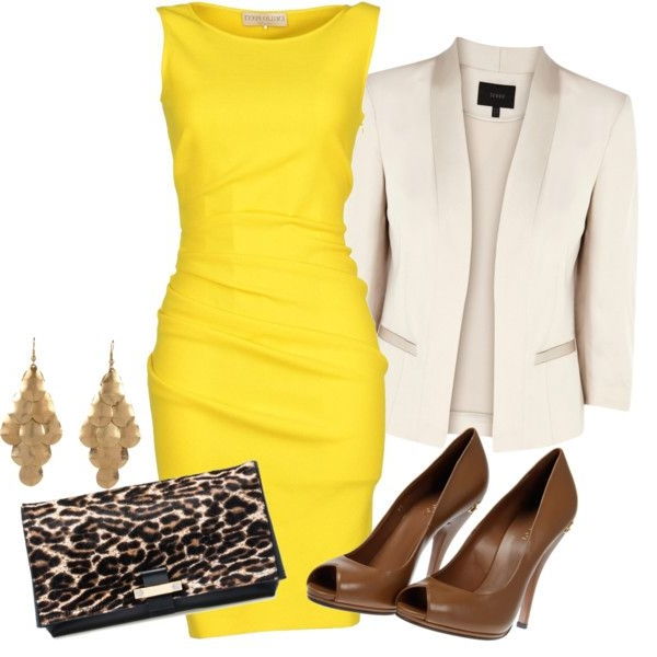 vestido-vestido elegante, amarelo e senhoras vestidos-Barato-vestidos