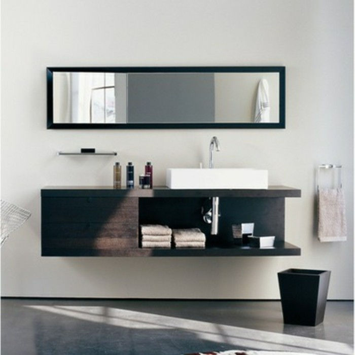 elegantiška veidrodis-modernus-kriauklė plokštės