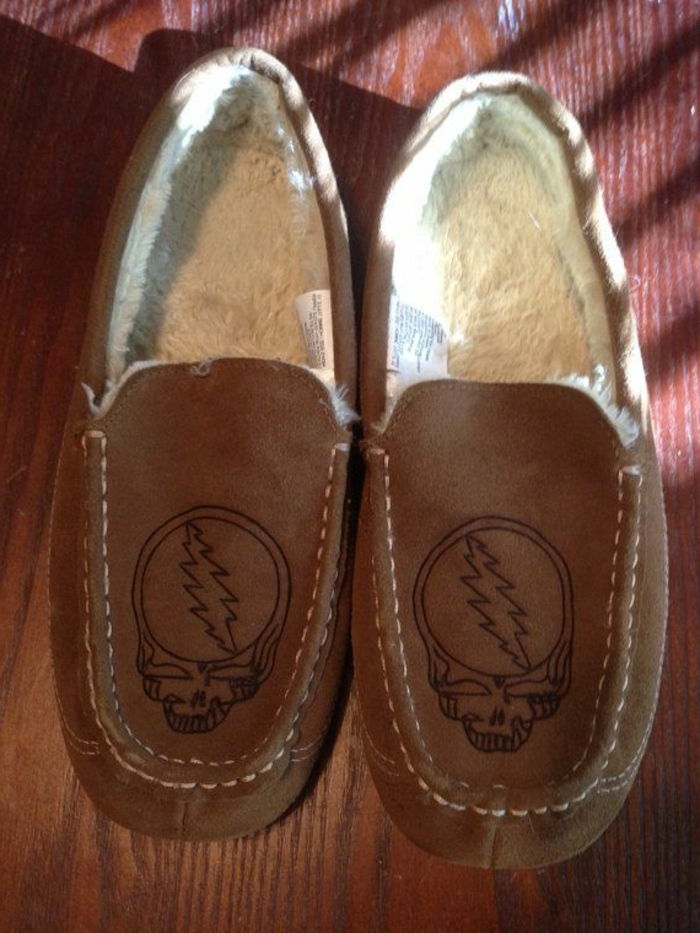 elegante modell slippers menns brun myk behagelig-koselig