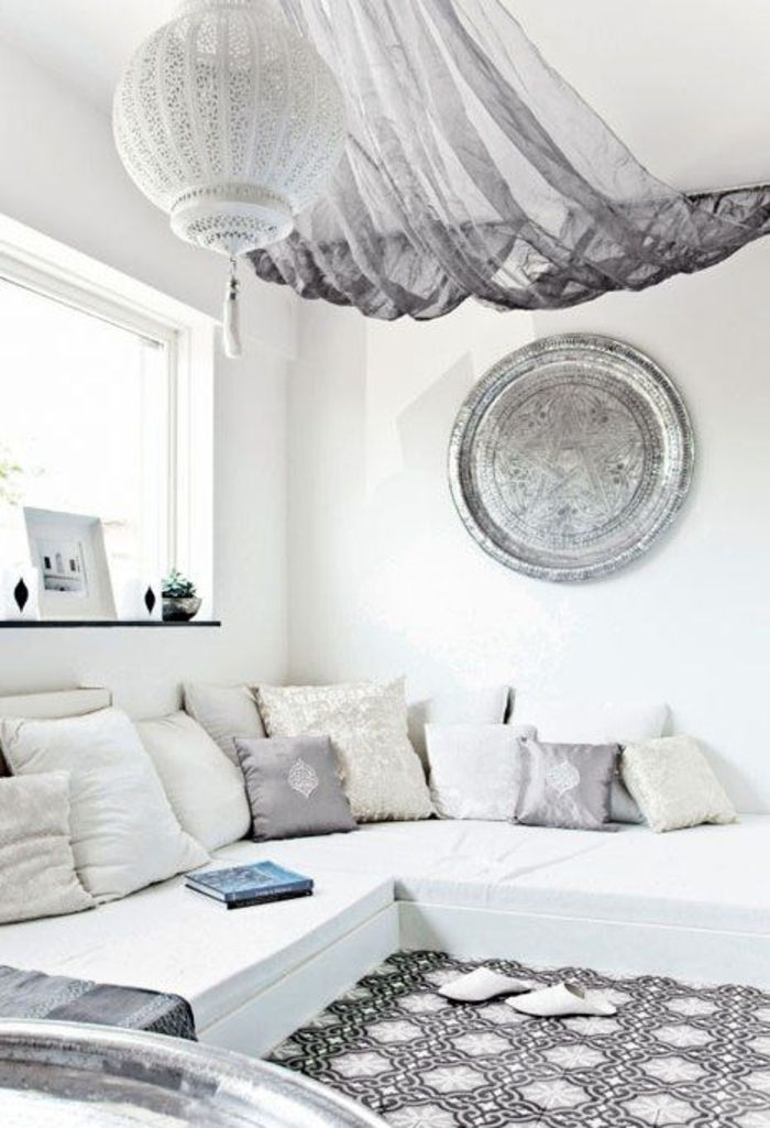 elegante-bianco-camera da letto-in-boho stile
