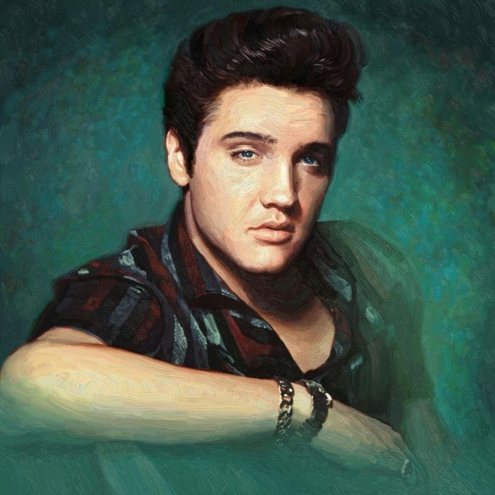 elvis-bemalung--Presley rockabilly-coafuri-50-ani-stil-pentru-bărbați
