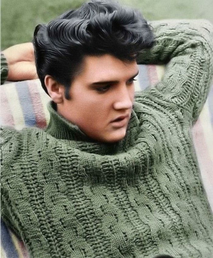 elvis-foto--Presley rockabilly-coafuri-50-ani-stil-pentru-bărbați