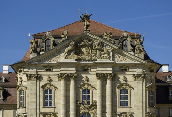 castel baroc epocă și piatră albă Pommersfelden-Germania