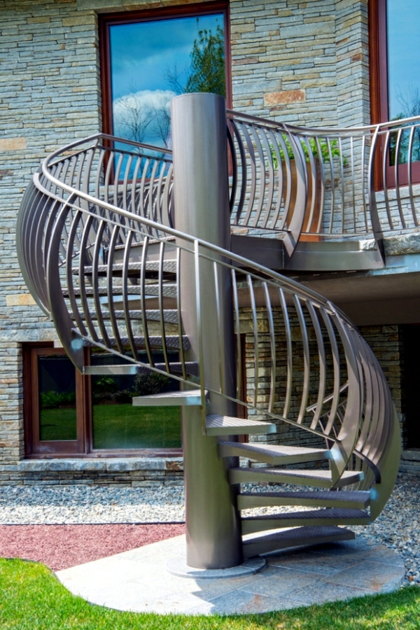 uimitoare-spirală scara de proiectare idee de design exterior-