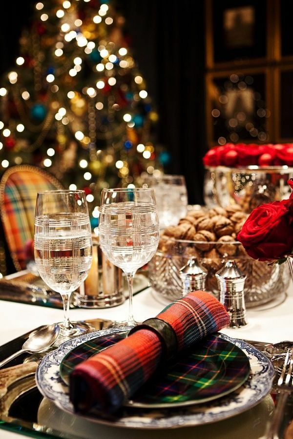 Nuostabi stalo papuošimas Kalėdos Kalėdos Idėjos stalo papuošimas idėjos