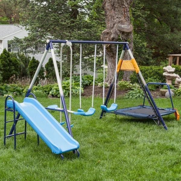 exterior-proiectare-idei-loc de joaca-pentru-copii-stră-proiectare-in-gradina-swing-cu-slide-