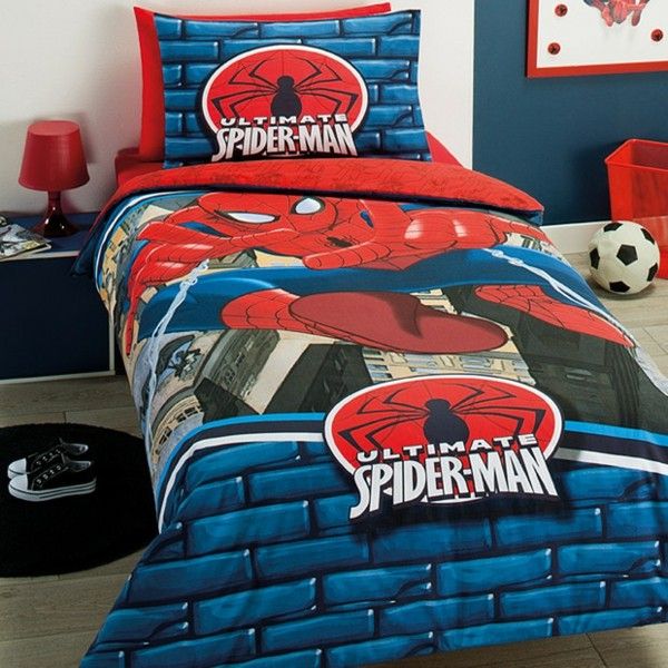 Häftigt Spiderman Bedding Superhero - Superhero Movie Bedding