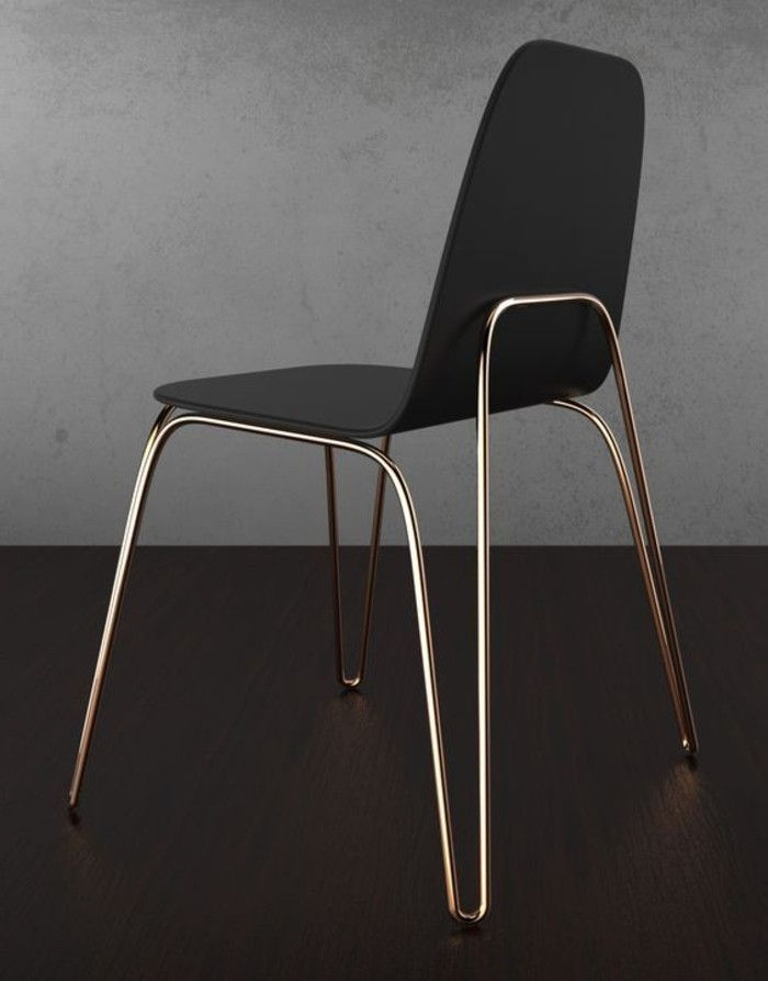 fantastično-preprost model črno stol