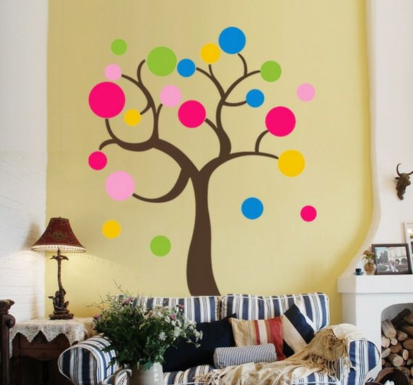kleuren voor de kinderkamer-a-tree-painting-heldere tinten