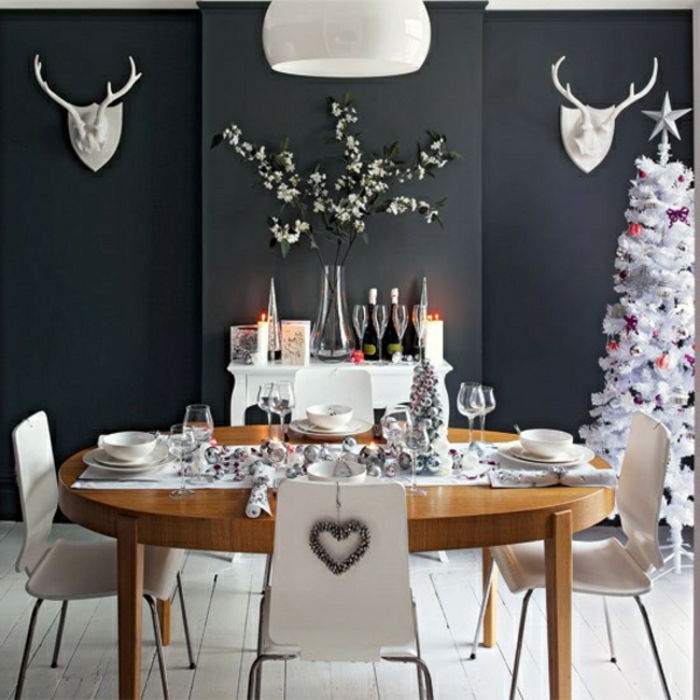 farebné kombinácie steny farebne black-and-white-moderné jedáleň