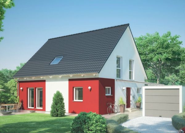 -Moderne fasaden farge-hus-i-mørk-rød-hvit