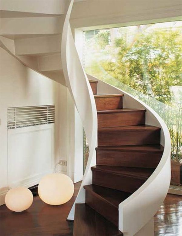fascinant efect de Design Interior design complet-pentru-a-spirală scară