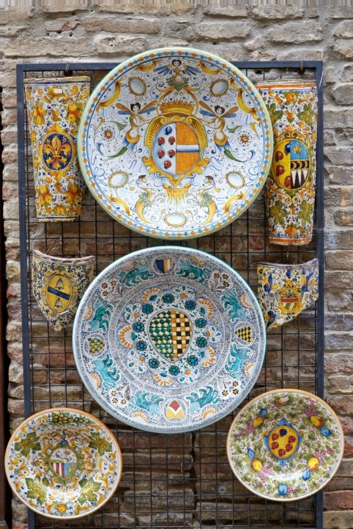 fin italiensk keramik-Florence-Rome-Venedig