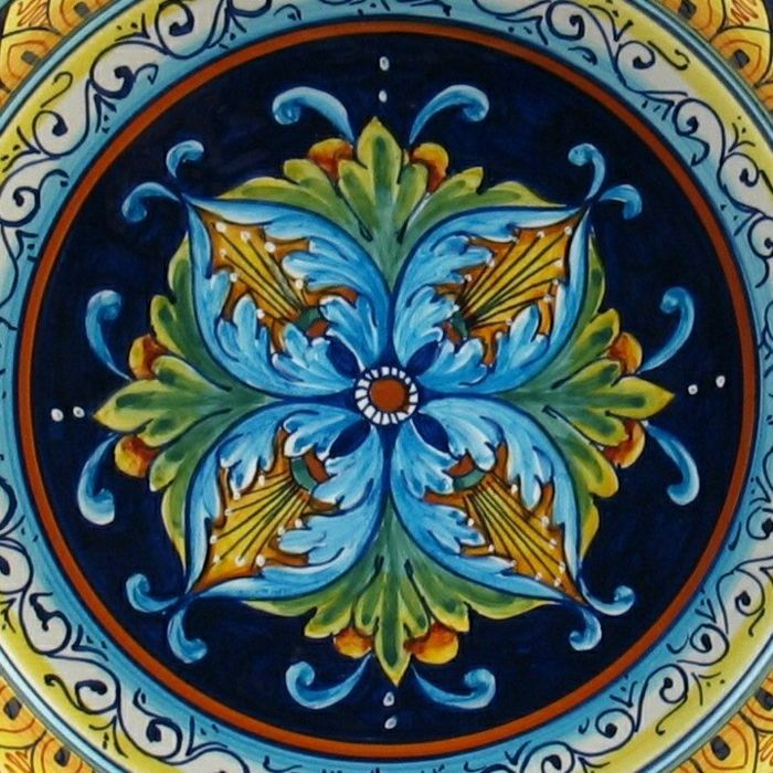fin-italiensk-keramisk keramikk keramisk plate