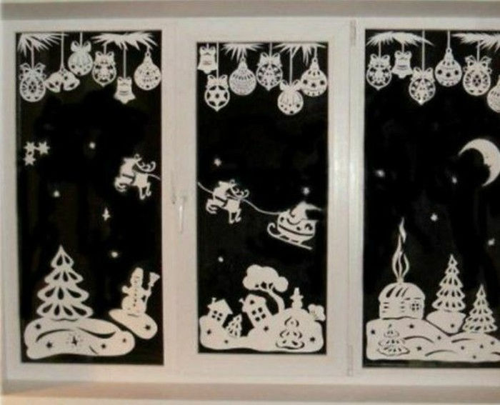 window obrázky k Vianoce