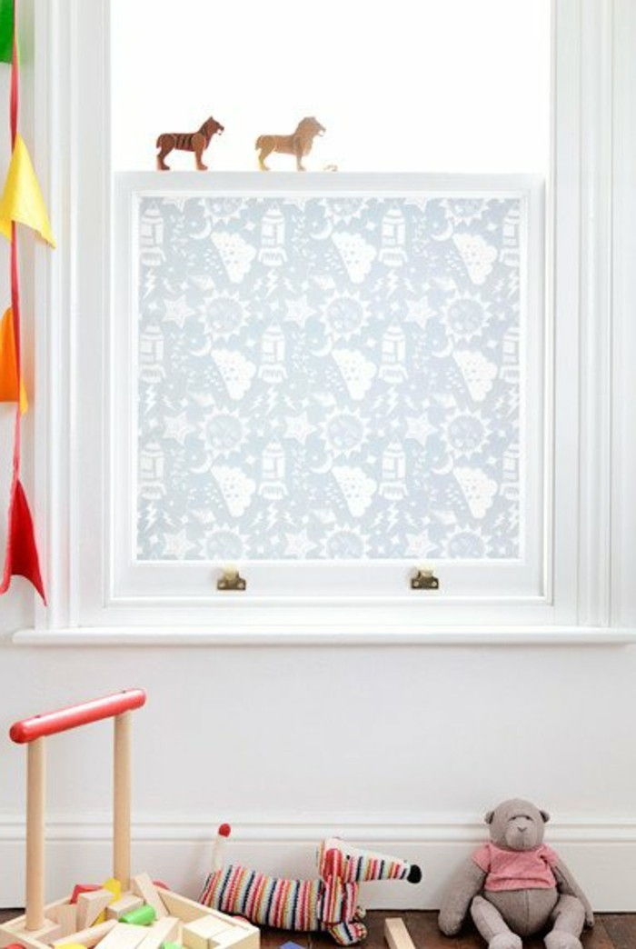 Folie okienne Nursery-orginelle-idee-for-Fensterdeko