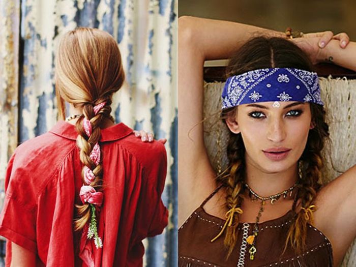 hipster stil za ženske dodatki pričeska neckerf za uporabo glave frizure z dejanskimi cvetovi make up