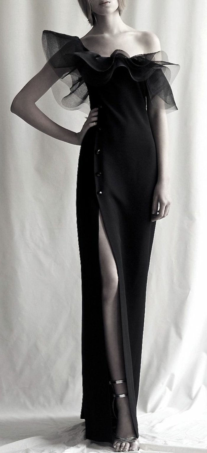 Šventiniai suknelės išgalvotas suknelė-juoda-ilgas modelis