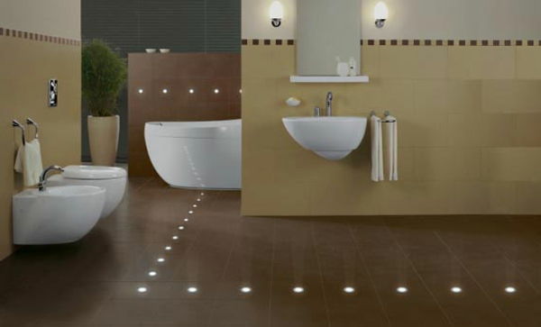 Büyük bir banyo için banyoda ışık-banyo-modern tasarım