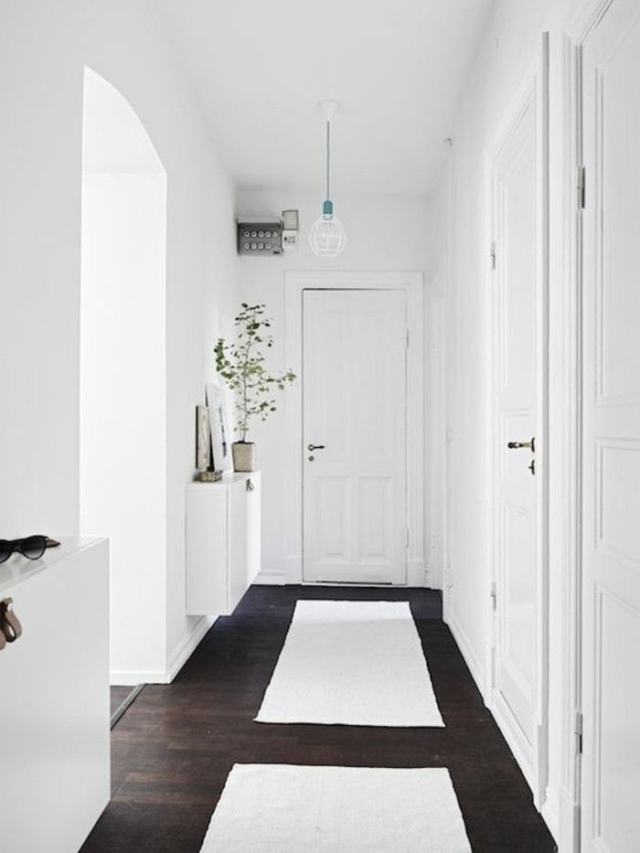 koridorius suprojektuoti kilimas-in-the-grindų-balta spalva