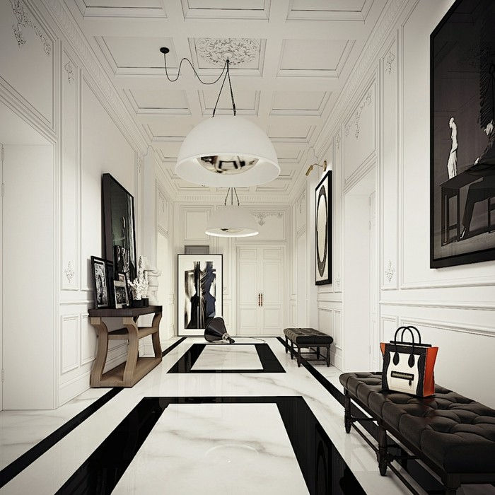 korridor-renovere-a-wide-lange hvite korridoren