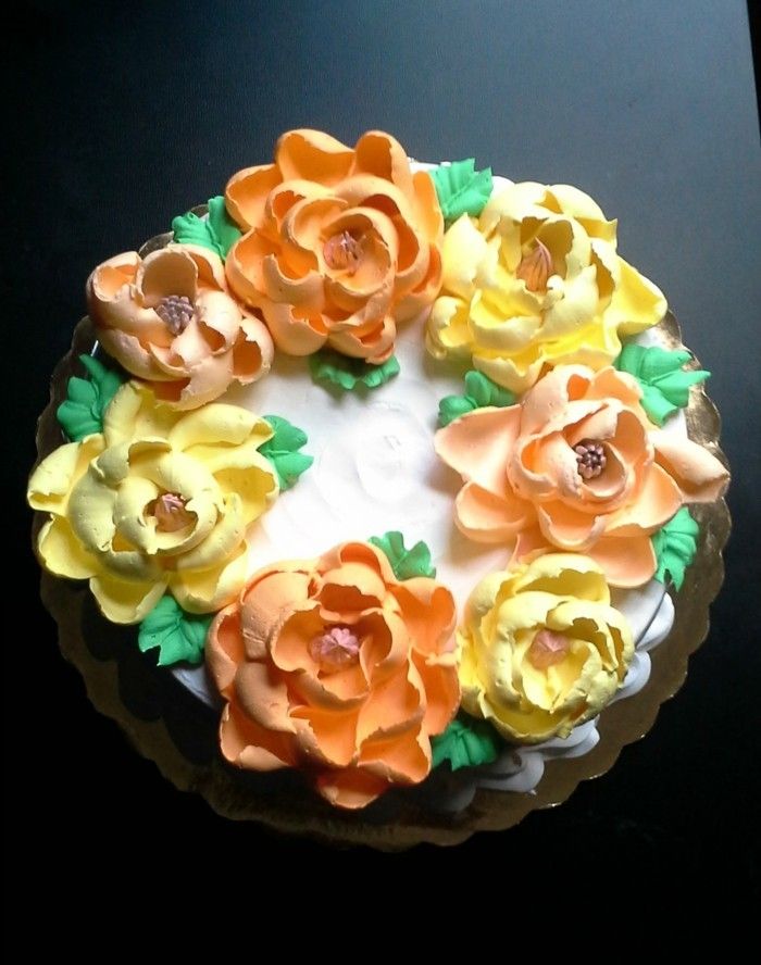 fondant-yourself-make-koláče, zdobia farebné kvety