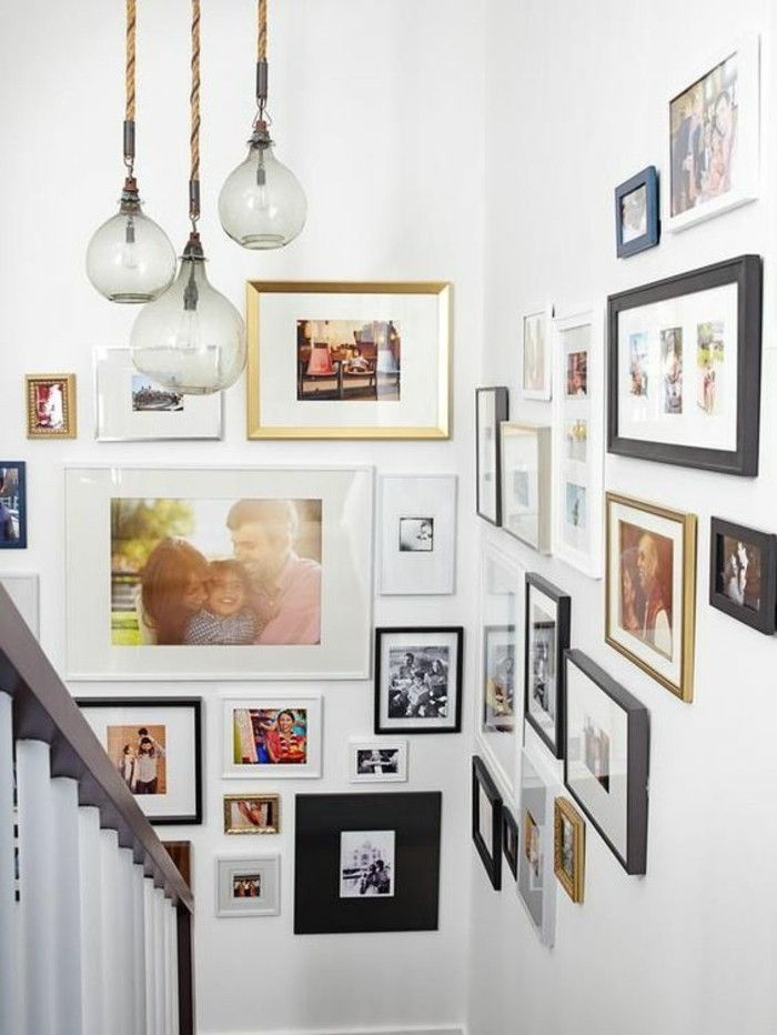 Fotowand-fikirler-aile fotoğrafları-Lamba merdiven bilge-wande