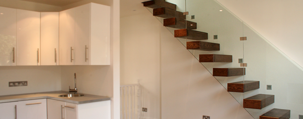 build-sticlă balustradă-free floating-stair-