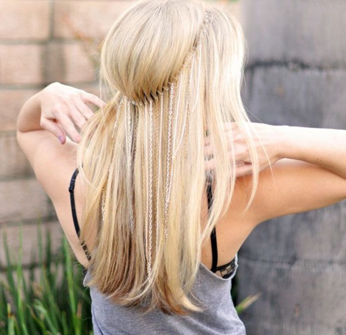 kapsels-met-haarband mooie-blonde-smooth-hair