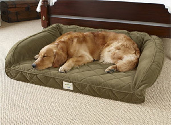 lacné psie postele pre veľké psy - skrinky v hnedej