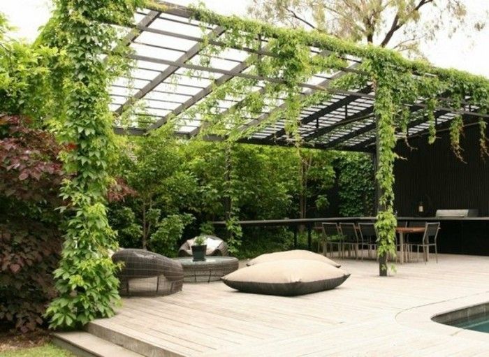 -Jardim-design-terraço-design-metal pérgula de madeira deck redimensionada