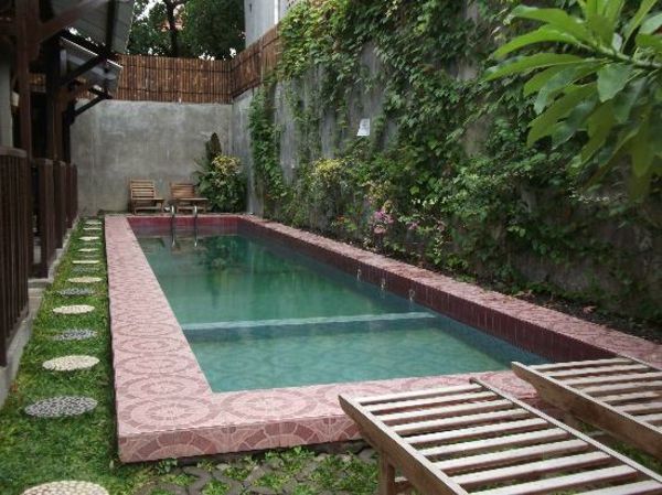 vrtni bazen-preprost in razkošen pogled