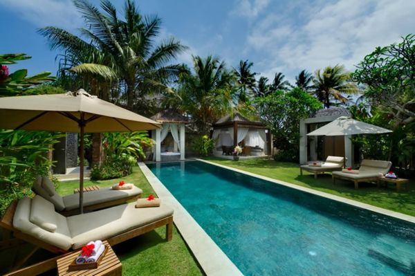 trädgård-pool-palm-miljö - moderna paraplyer